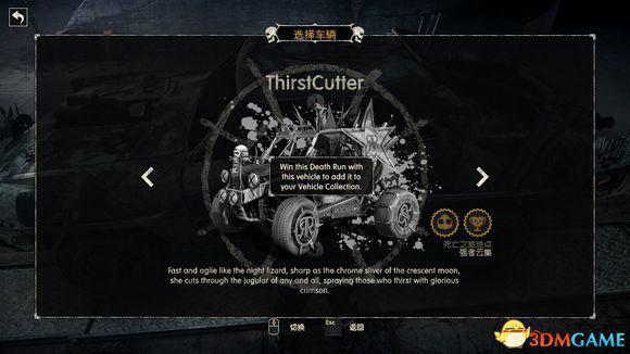 疯狂麦克斯 DLC车ThirstCutter获得方法分享