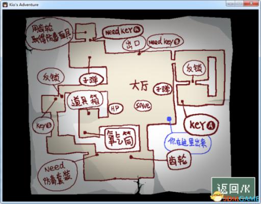 Kio的人间冒险受诅咒的地图详解 全地图区域介绍