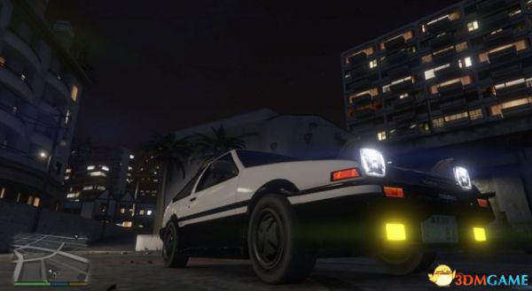 侠盗猎车5GTA5PC版 真车MOD 翻盖大灯版AE86MOD