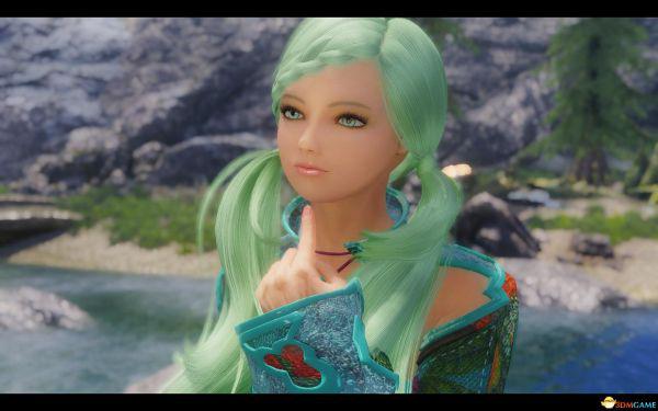 上古卷轴5 自建人物MOD 东方双马尾少女MOD下载