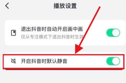 抖音怎么设置打开后默认静音 抖音打开后默认静音设置教程