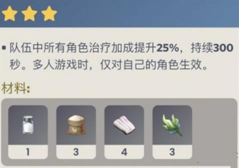 原神散兵特殊料理是什么 原神散兵特殊料理配方食谱介绍