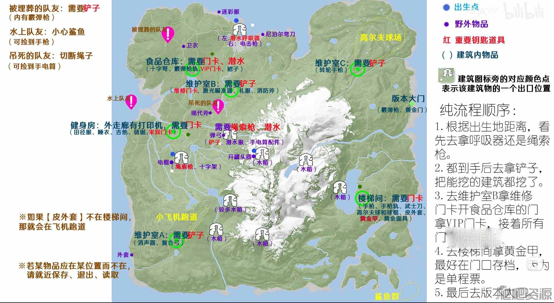 森林之子所有道具地图收集位置一览_森林之子所有道具地图收集位置在哪