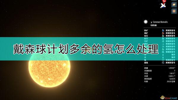 《戴森球计划》多余的氢处理方法