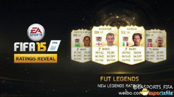 FIFA 15 终极球队传奇明星球员能力属性一览